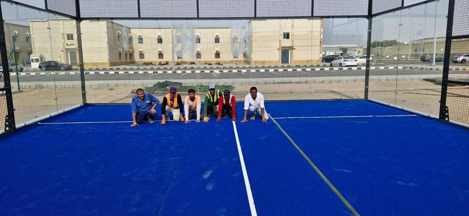 ملاعب البادل والبد بول